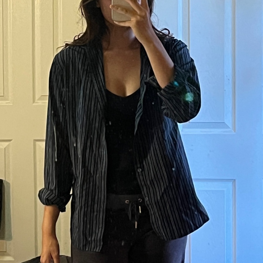 Merona Button up top